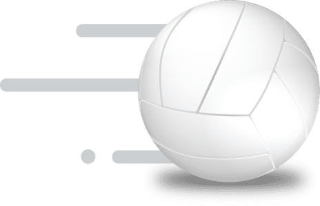 White color volleyball