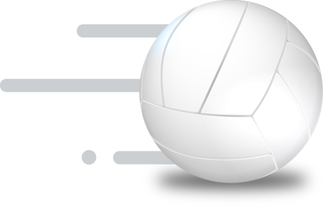 White color volleyball