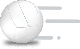 White color volleyball